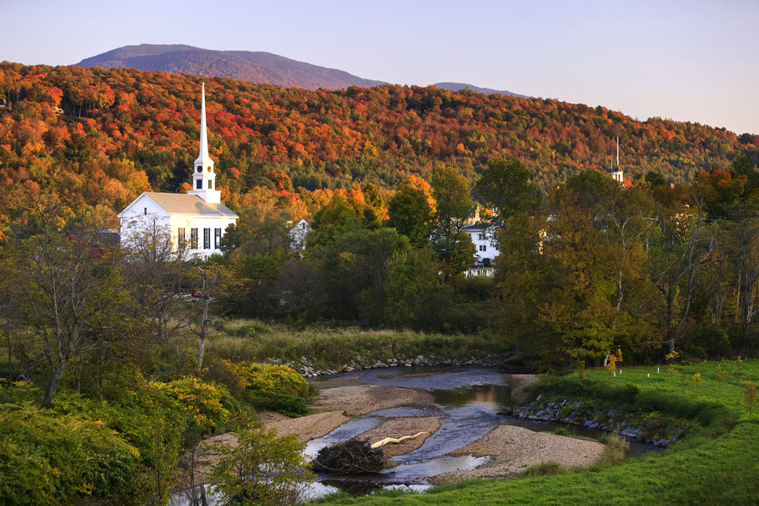 Rural church in Vermont