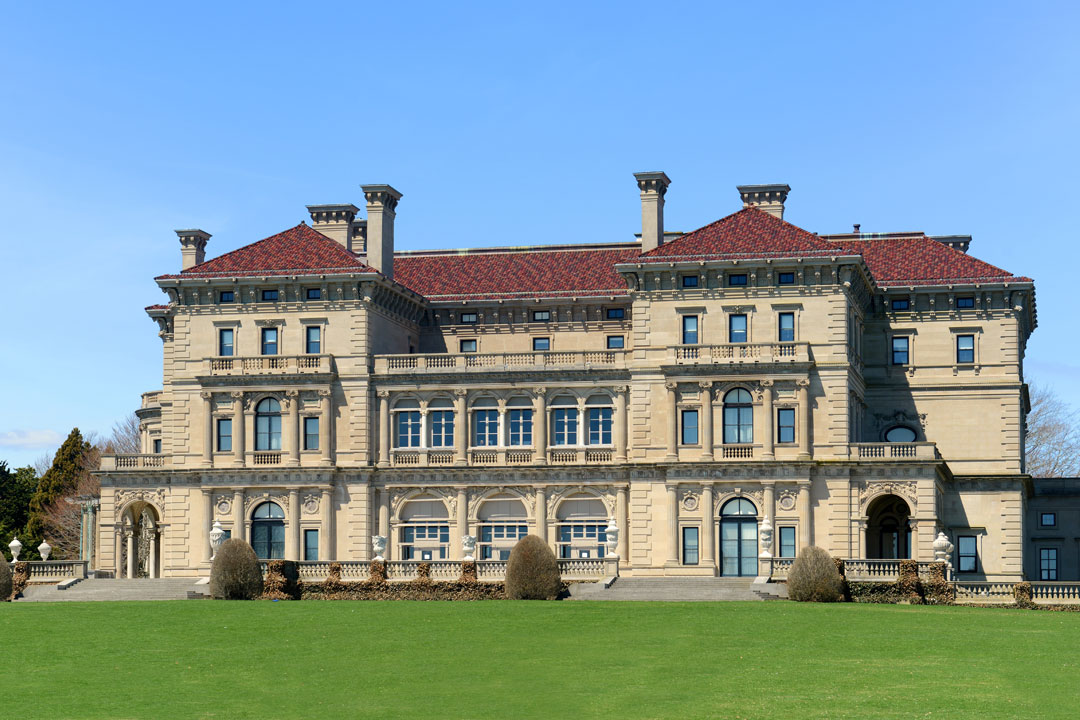 Vanderbilt Breakers Mansion in Newport, Rhode Island
